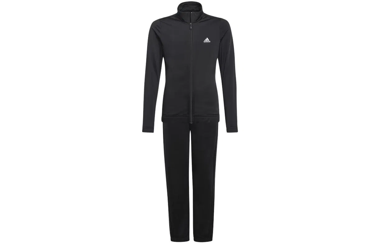 Детский спортивный комплект с воротником-стойкой Adidas, Black