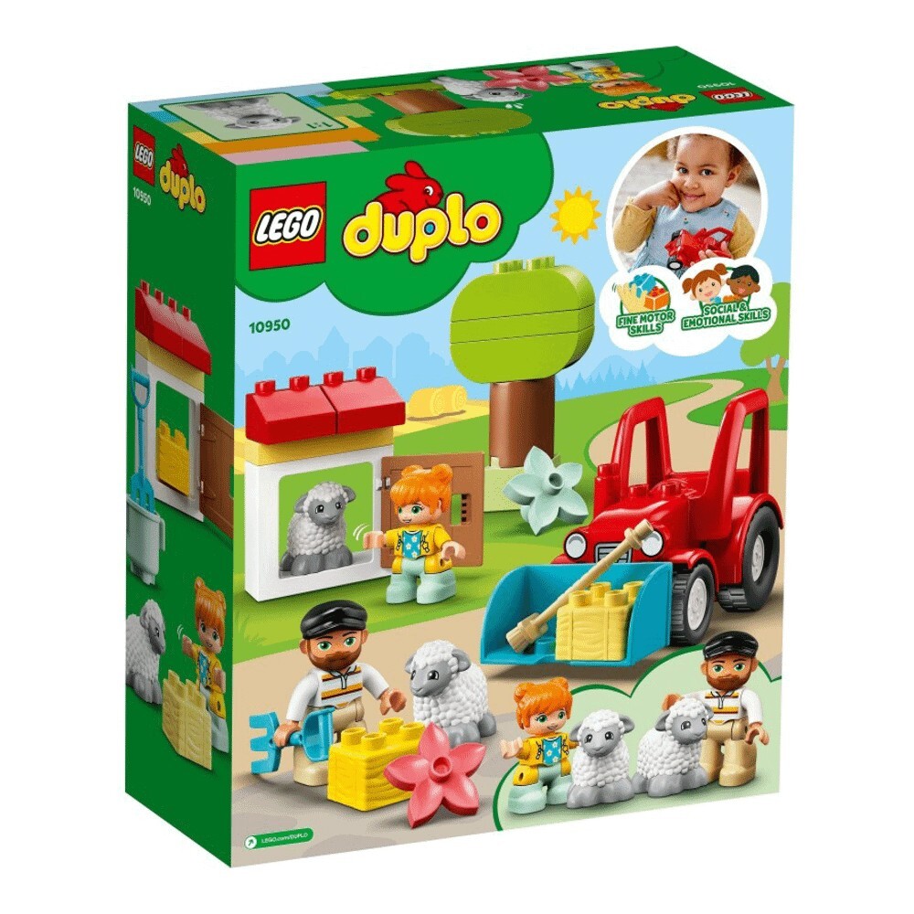 Конструктор LEGO DUPLO 10950 Фермерский трактор и животные — фото 3
