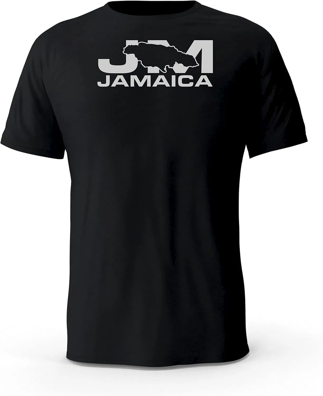 Женская футболка с логотипом Jamaica JM, Black — фото 2