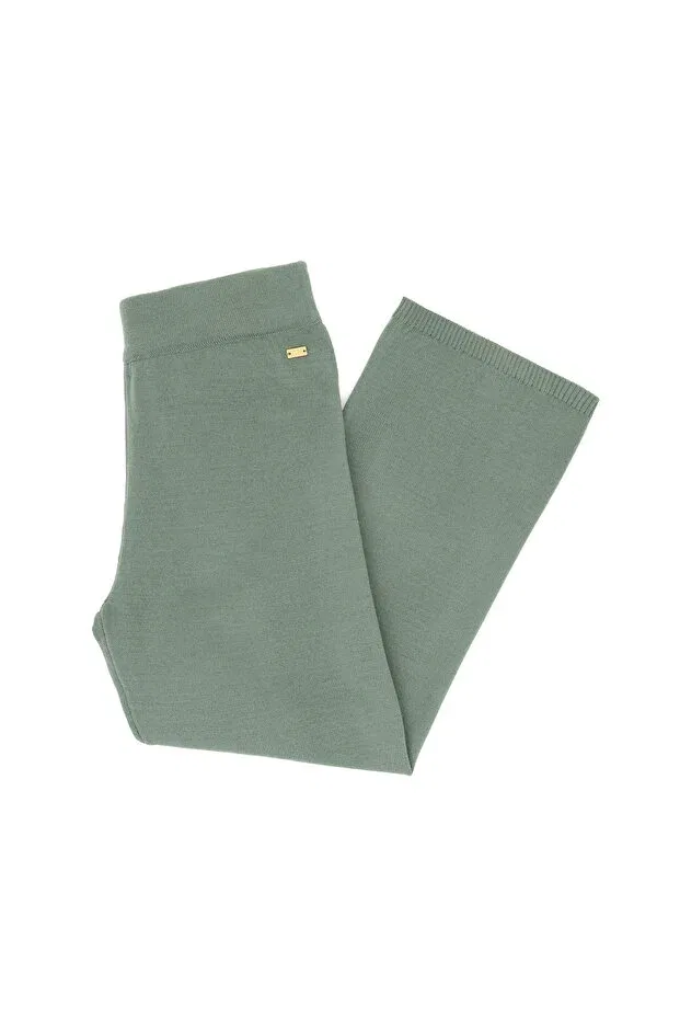 Детские брюки для девочек широкие вязаные U.S. Polo Assn., Mint