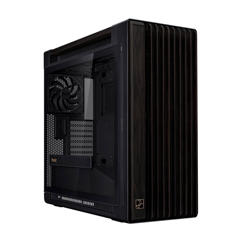 Корпус Asus ProArt PA602 Wood Edition, Mid Tower, чёрный