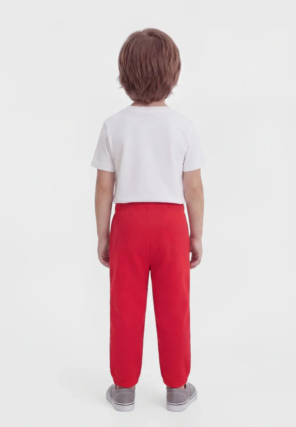 Комплект из двух спортивных штанов унисекс с логотипом Gap, Modern Red — фото 2