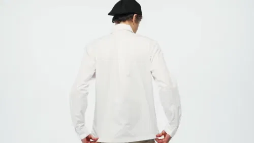 Мужская рубашка на пуговицах из хлопка 3-Stripes Button Up Adidas Originals, белый — фото 2