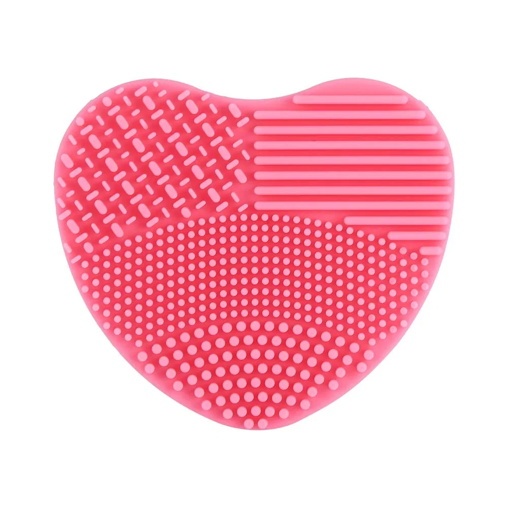 Средство для чистки кистей, Silicone Heart Glove, LIYJTK, 8.5x7.6x2.8 см, Pink