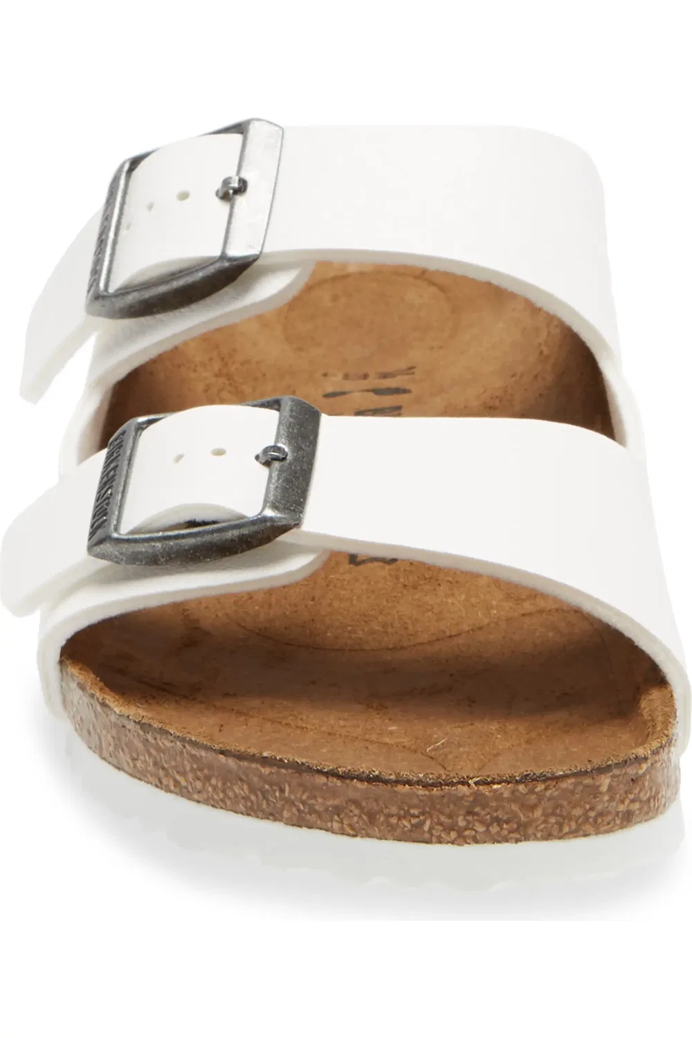 Сандалии детские с анатомической стелькой Arizona Birkenstock, белый — фото 4