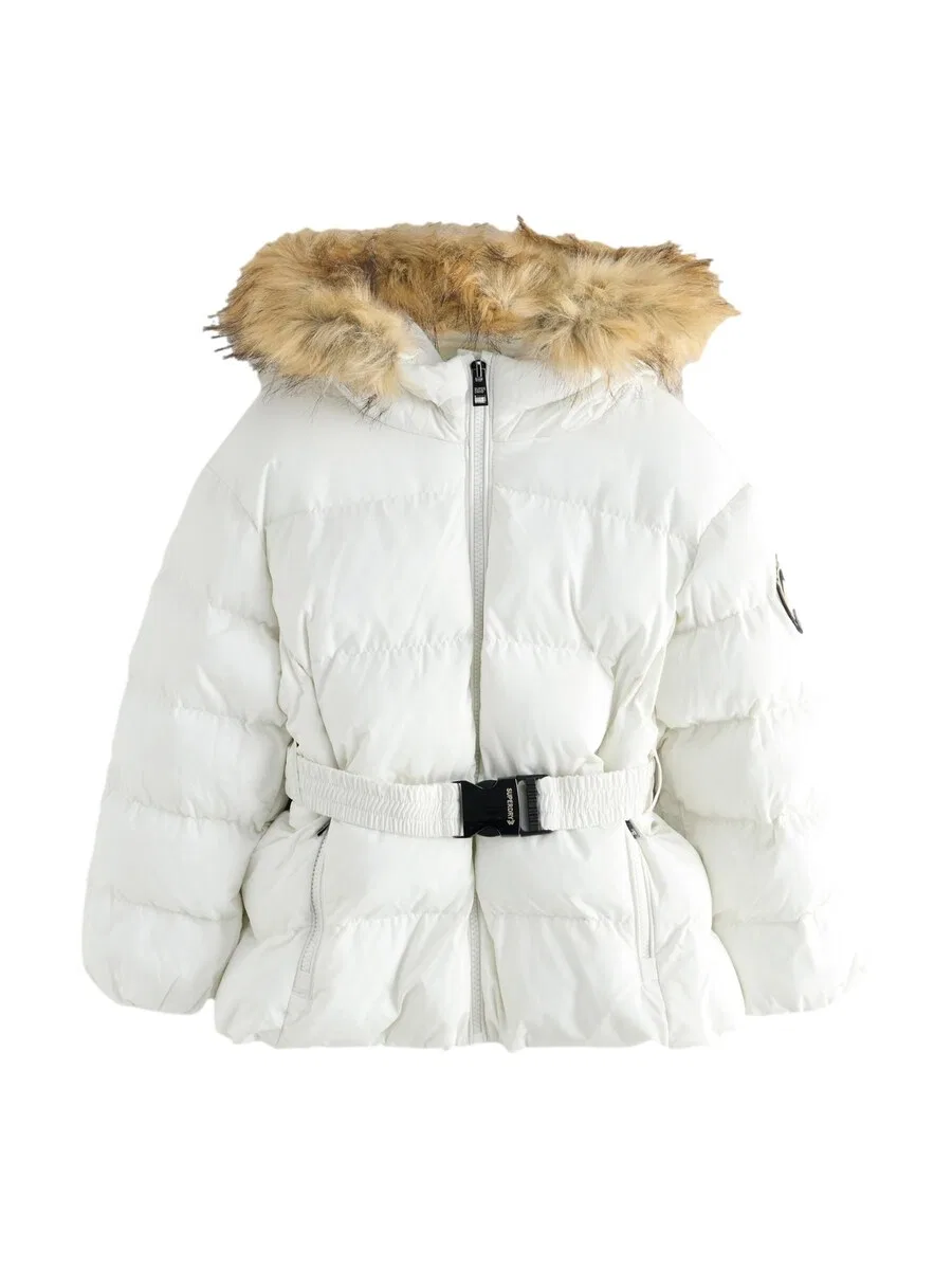 Куртка Superdry & Co межсезонья белого цвета