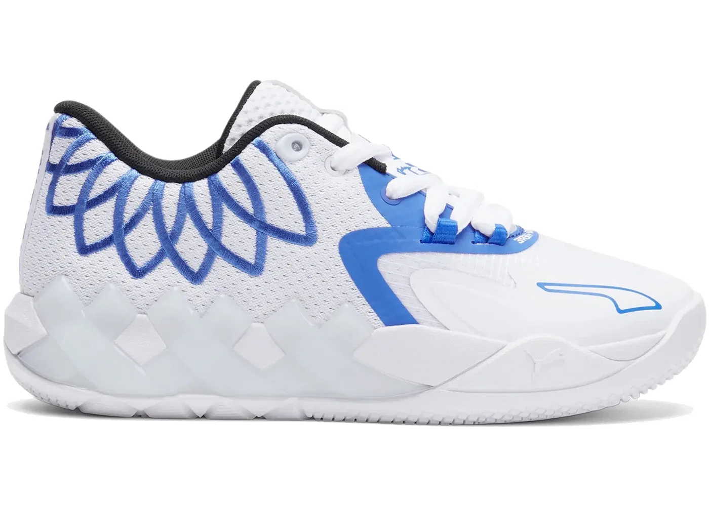 Детские кроссовки для баскетбола Puma LaMelo Ball MB.01 Lo Puma White/Bluemazing