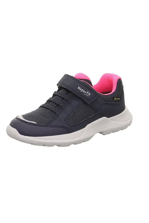 Детские кроссовки для девочек водонепроницаемые Rush Gortex Superfit, Navy Blue/Pink