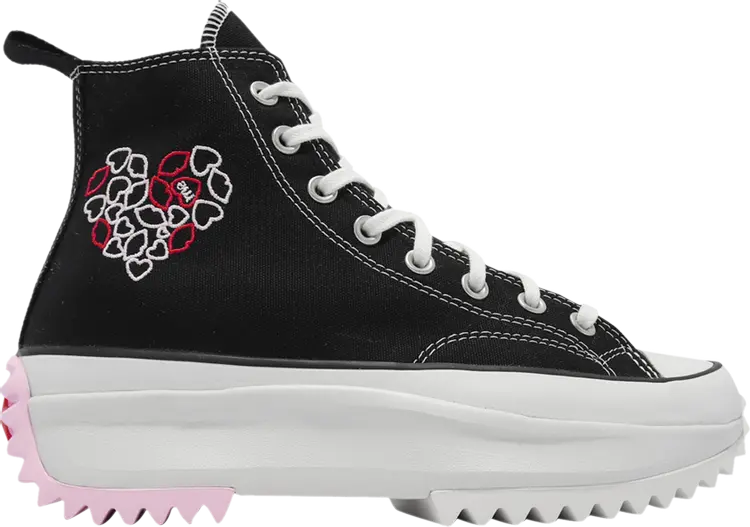 

Кроссовки Converse Run Star Hike High Valentines With Love, черный
