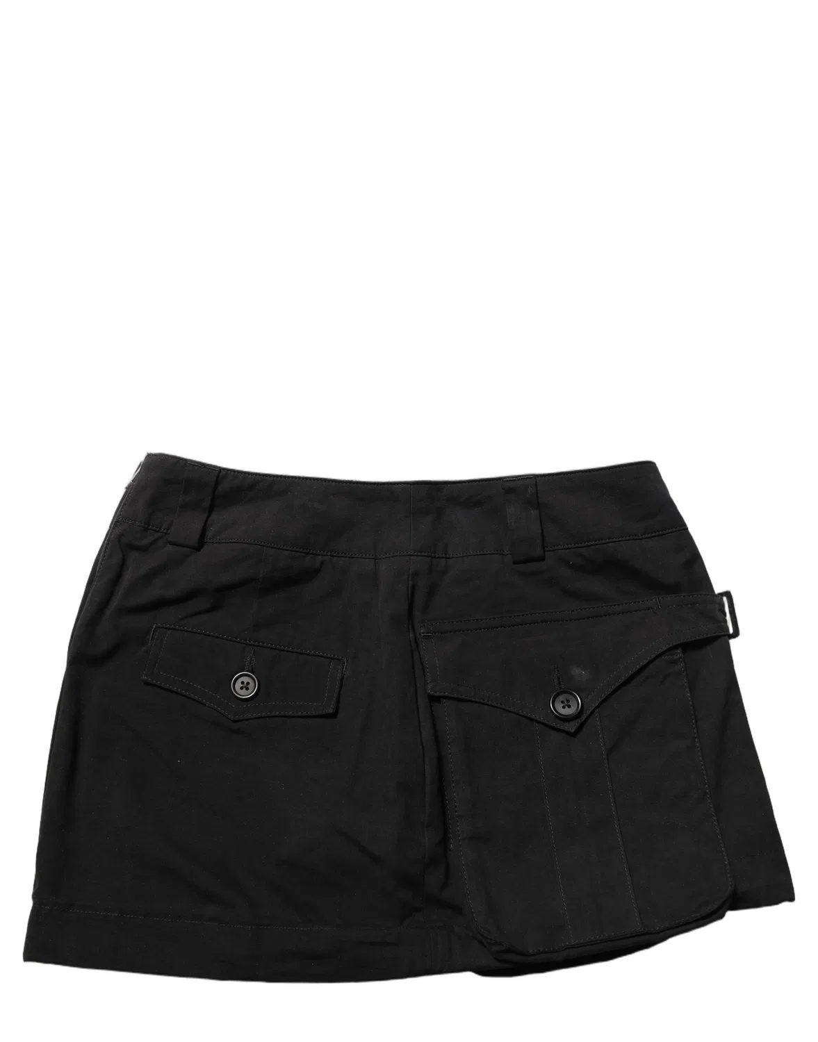 Женская мини-юбка трапеция на среднем поясе с застежкой Mid Waist A-line Mini Dolce & Gabbana, Black