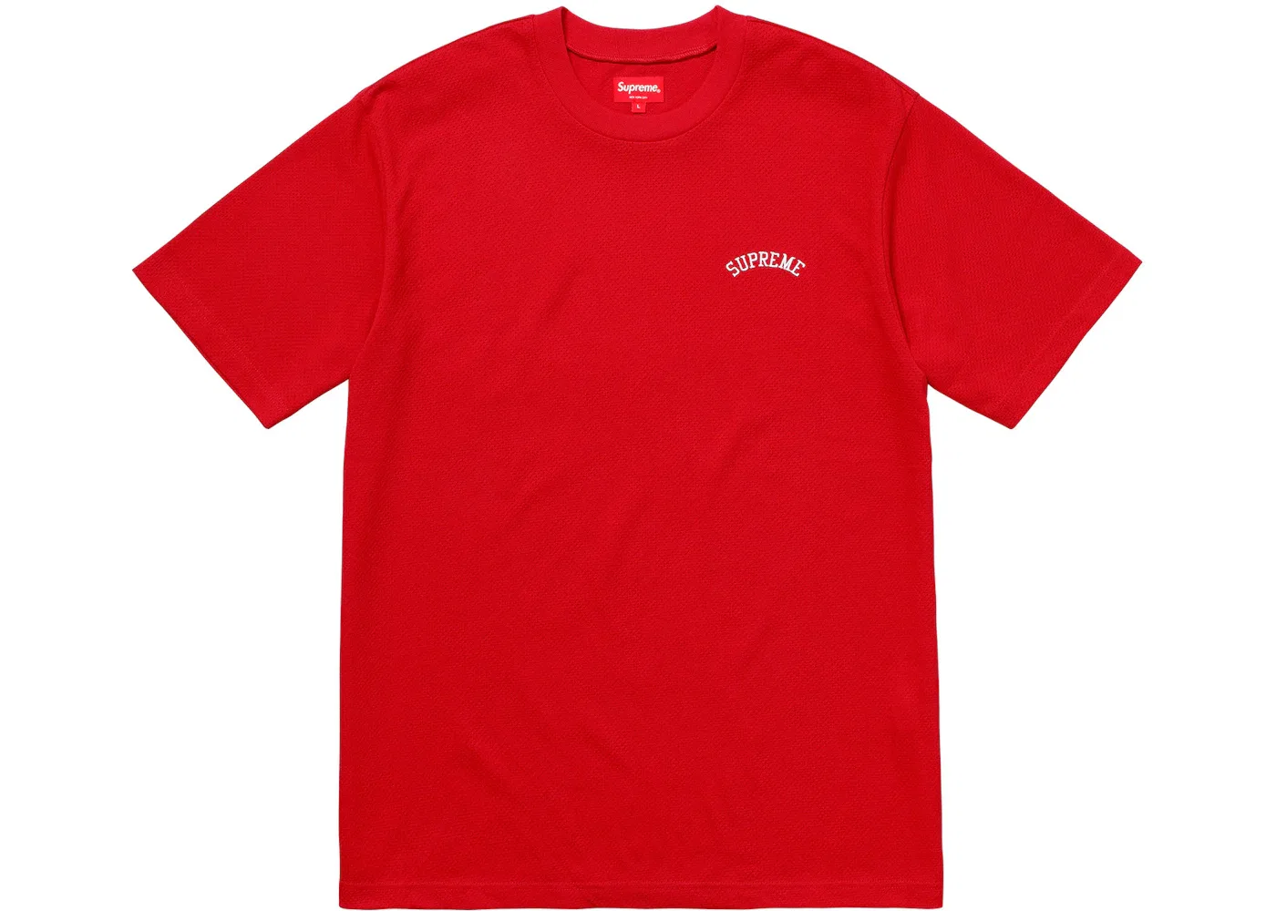 Мужская футболка с принтом Supreme Arc Logo Tee, Red