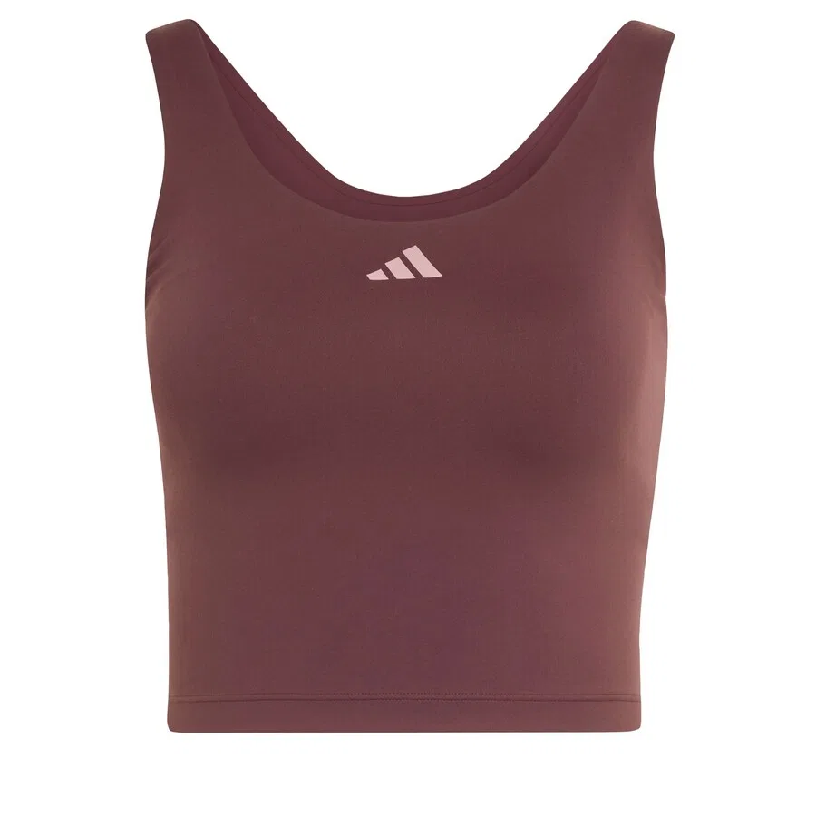 Спортивный топ ADIDAS PERFORMANCE Bralette 'Studio All Me' в бордовом цвете