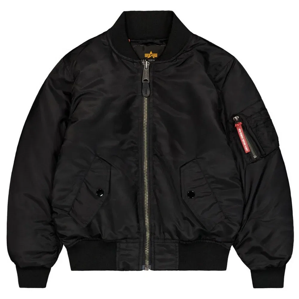 Детская куртка-бомбер Alpha industries MA-1 K, Black