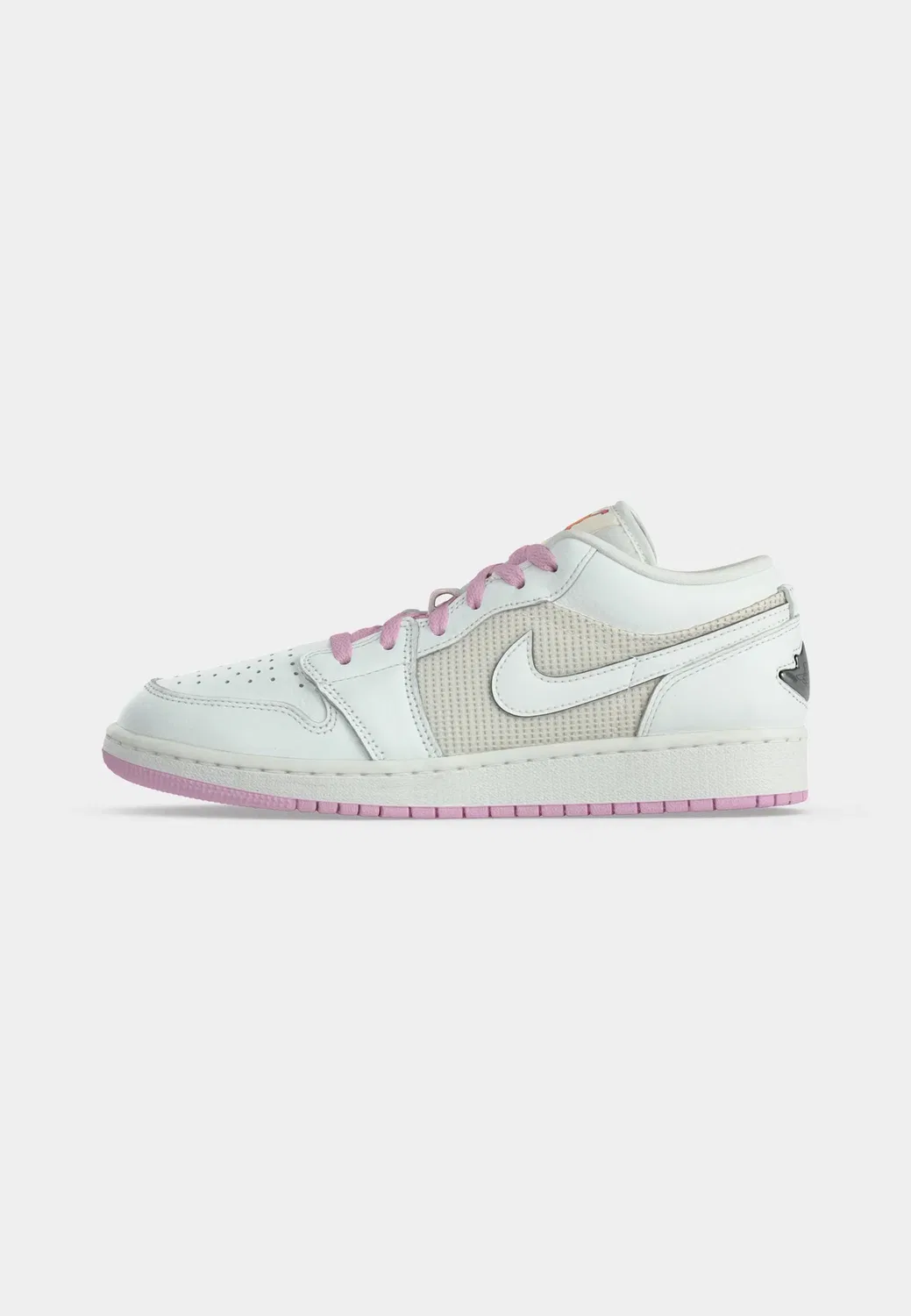 Кроссовки Air 1 se унисекс Jordan, Summit White/Silver-Coloured/Light Arctic Pink — фото 2