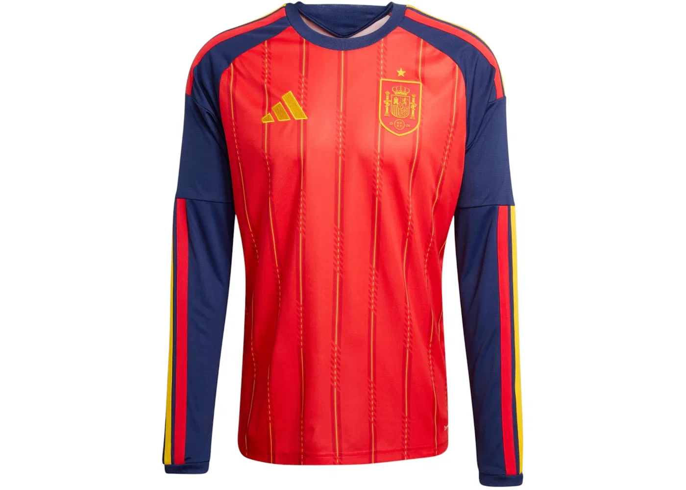 Мужская футболка с длинным рукавом с принтом Adidas Jersey, Vivid Red