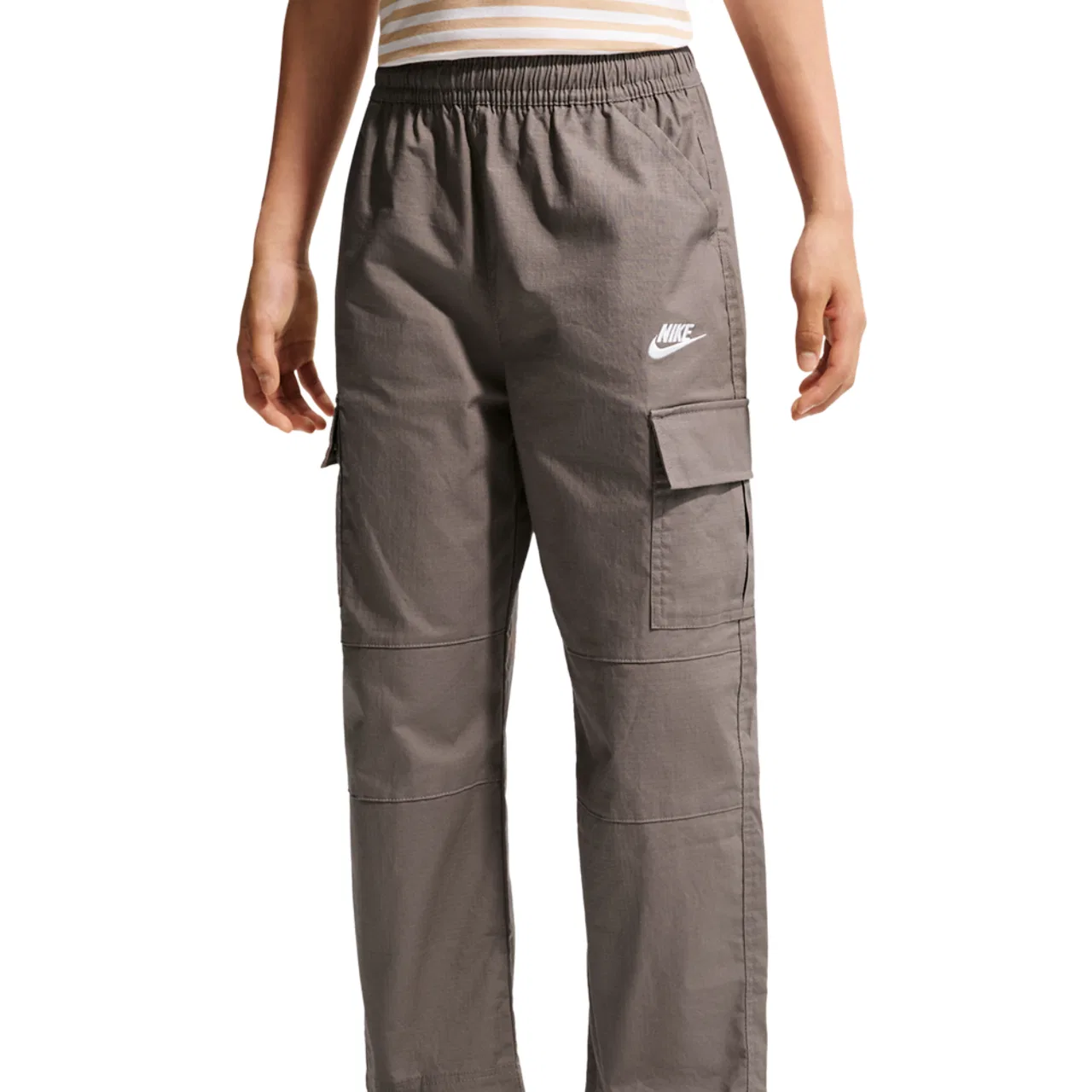 Детские карго-брюки для мальчиков Nike NSW Club Woven Cargo Pants, White Cave Stone