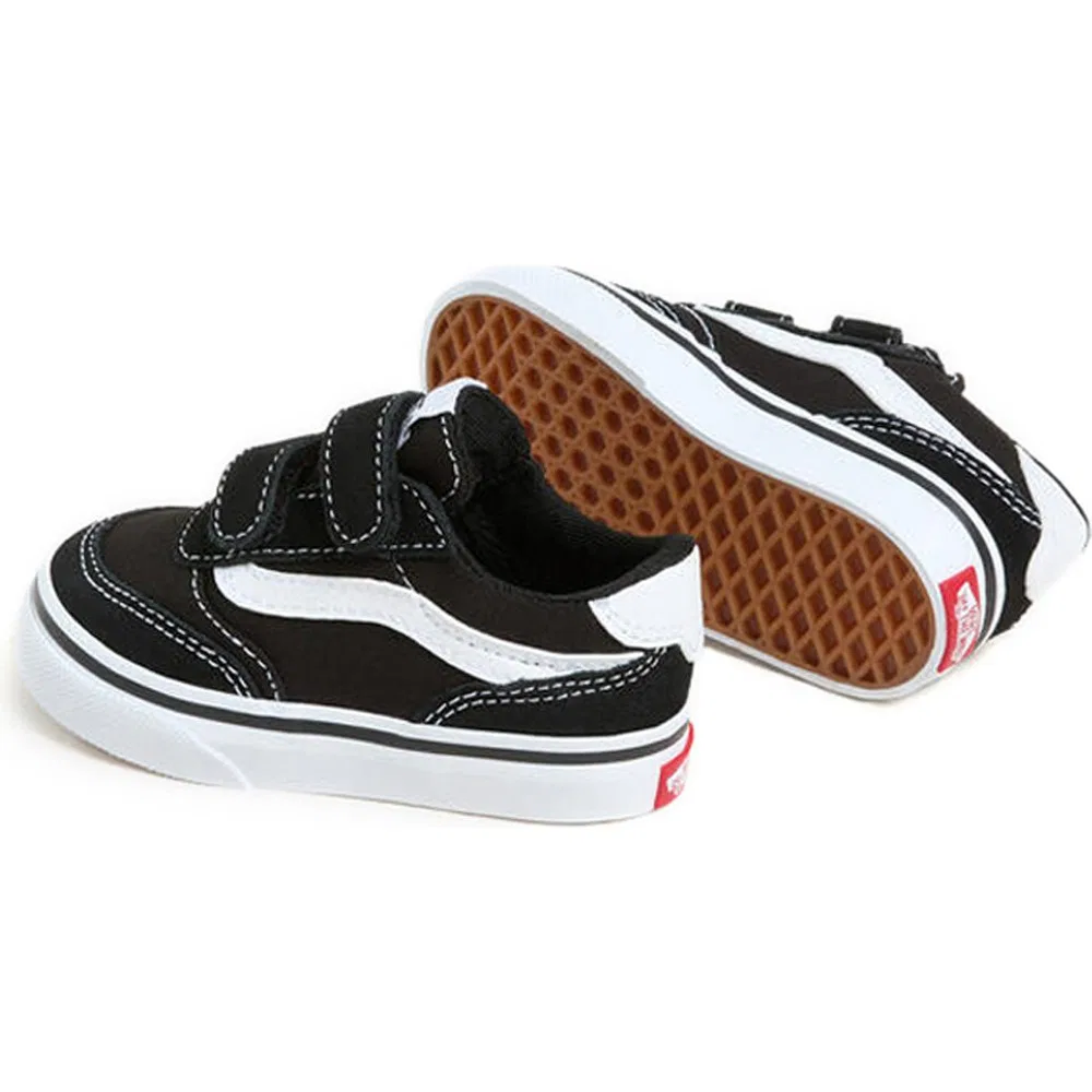 Детские кроссовки с застежкой на липучках Brooklyn LS V Vans — фото 4