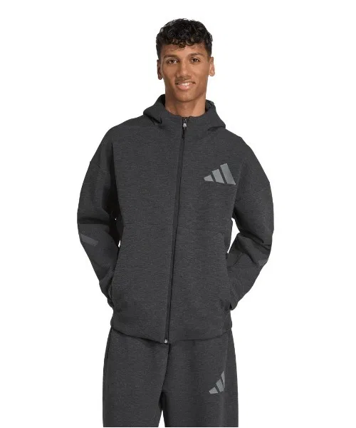 Мужской худи с длинным рукавомбез принта Z.N.E. Premium Adidas, Black