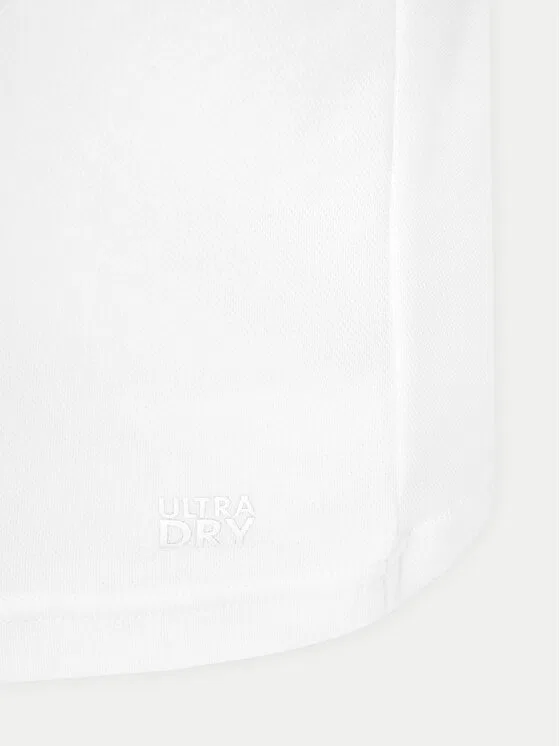 Поло Lacoste Regular Fit, однотонное, белый — фото 3