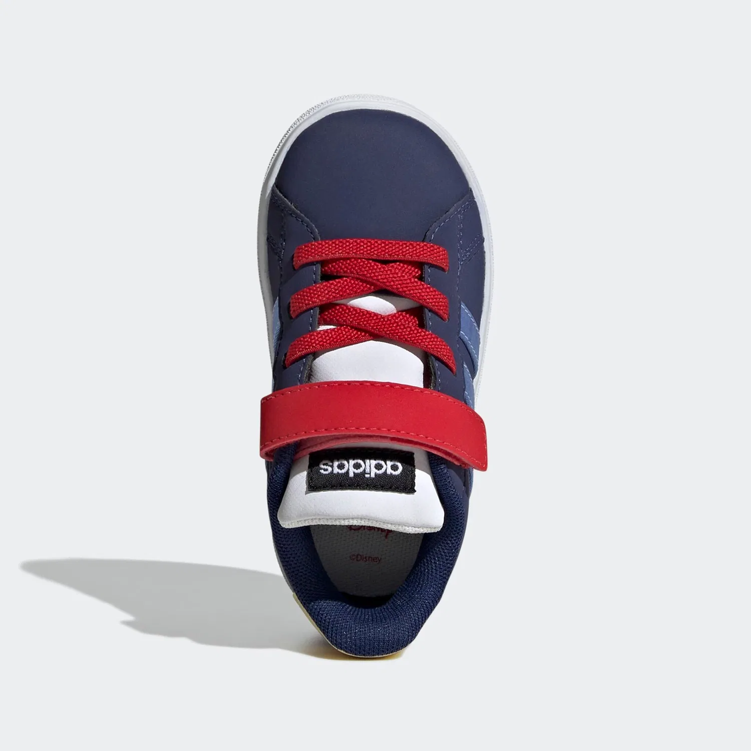 Детские кроссовки Disney Snow White Grand Court 2.0 Adidas Sportswear, Dark Blue / Blue Fusion / Better Scarlet — фото 4