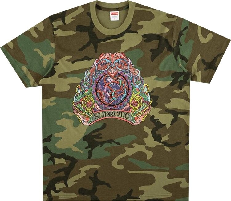 

Футболка Supreme Knot Tee 'Woodland Camo', разноцветный, Коричневый, Футболка Supreme Knot Tee 'Woodland Camo', разноцветный