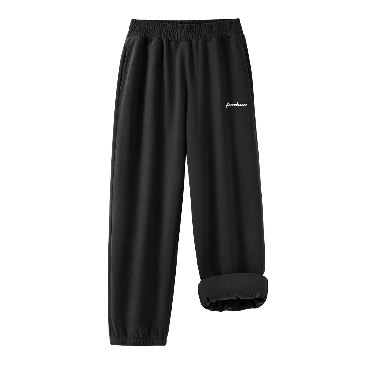 Детские утепленные спортивные штаны из флиса Tonlion, Цвет: Heather Navy — фото 3