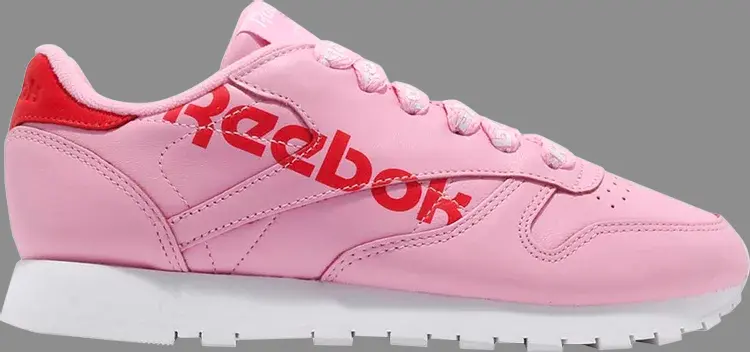 

Кроссовки wmns classic leather 'charming pink' Reebok, розовый