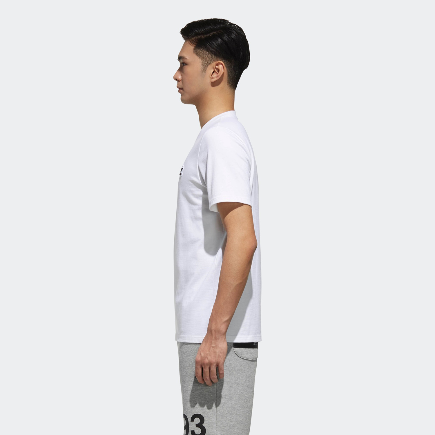 Футболка Adidas Originals Wappen, белый — фото 4