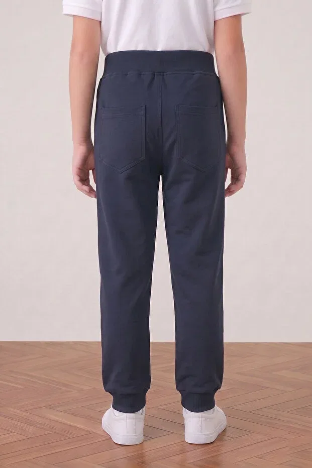 Детские спортивные штаны с эластичным манжетом Nacar Çarşı, Navy Blue — фото 3