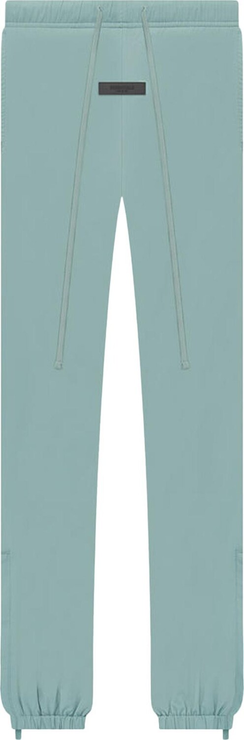 Брюки Fear of God Essentials Nylon Track Pant 'Sycamore', зеленый — фото 2