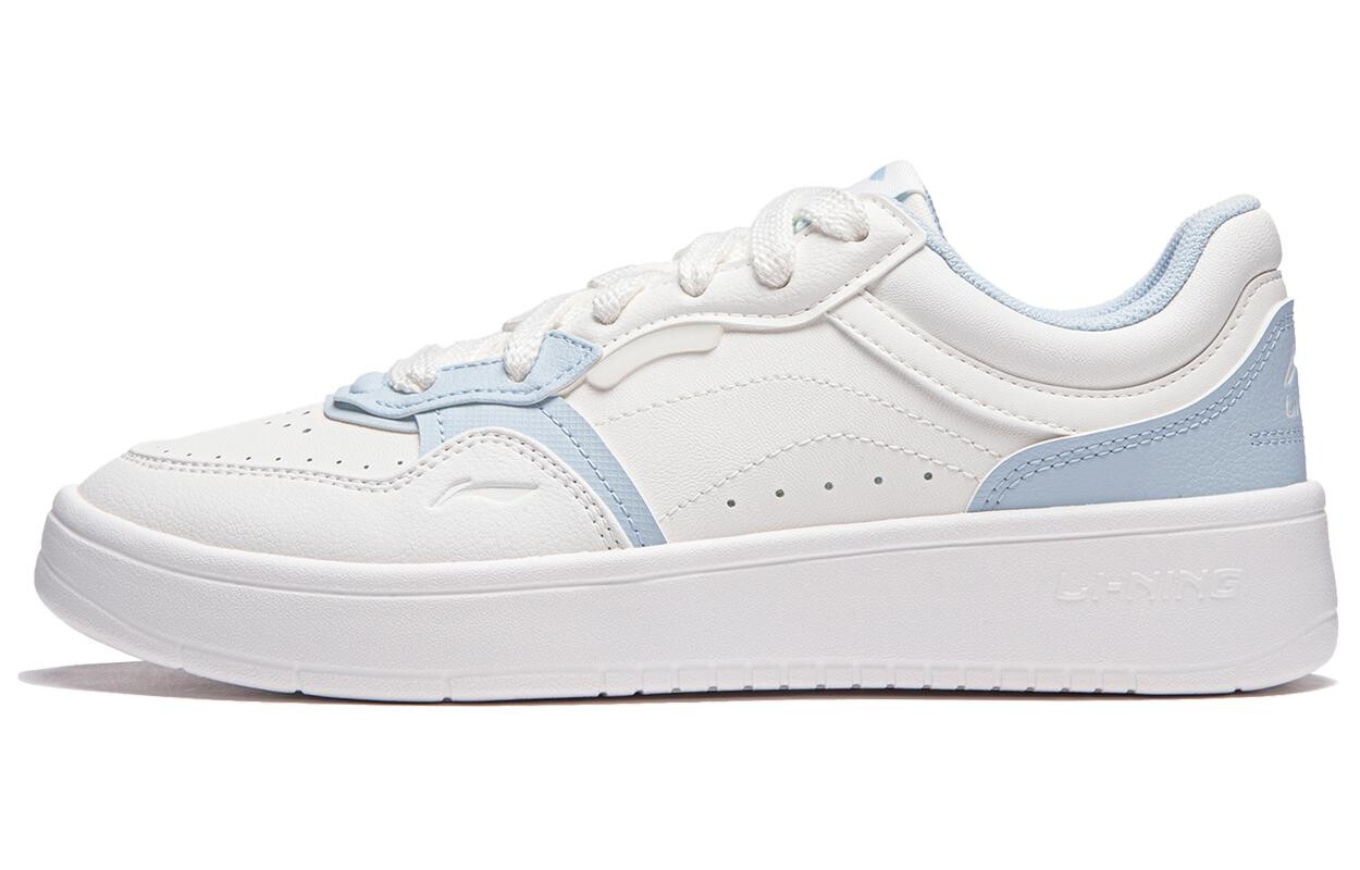 

Кроссовки LINING Line 2.0 At The Beginning Skateboarding Shoes Women's Low-top Cloud White/sky Water Blue, голубой, Синий, Кроссовки LINING Line 2.0 At The Beginning Skateboarding Shoes Women's Low-top Cloud White/sky Water Blue, голубой