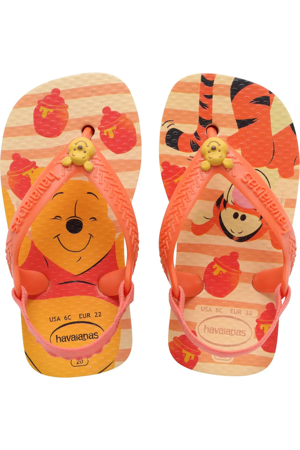 Детские сандалии с персонажами Disney Flip Flop Havaianas, Buttercream — фото 3