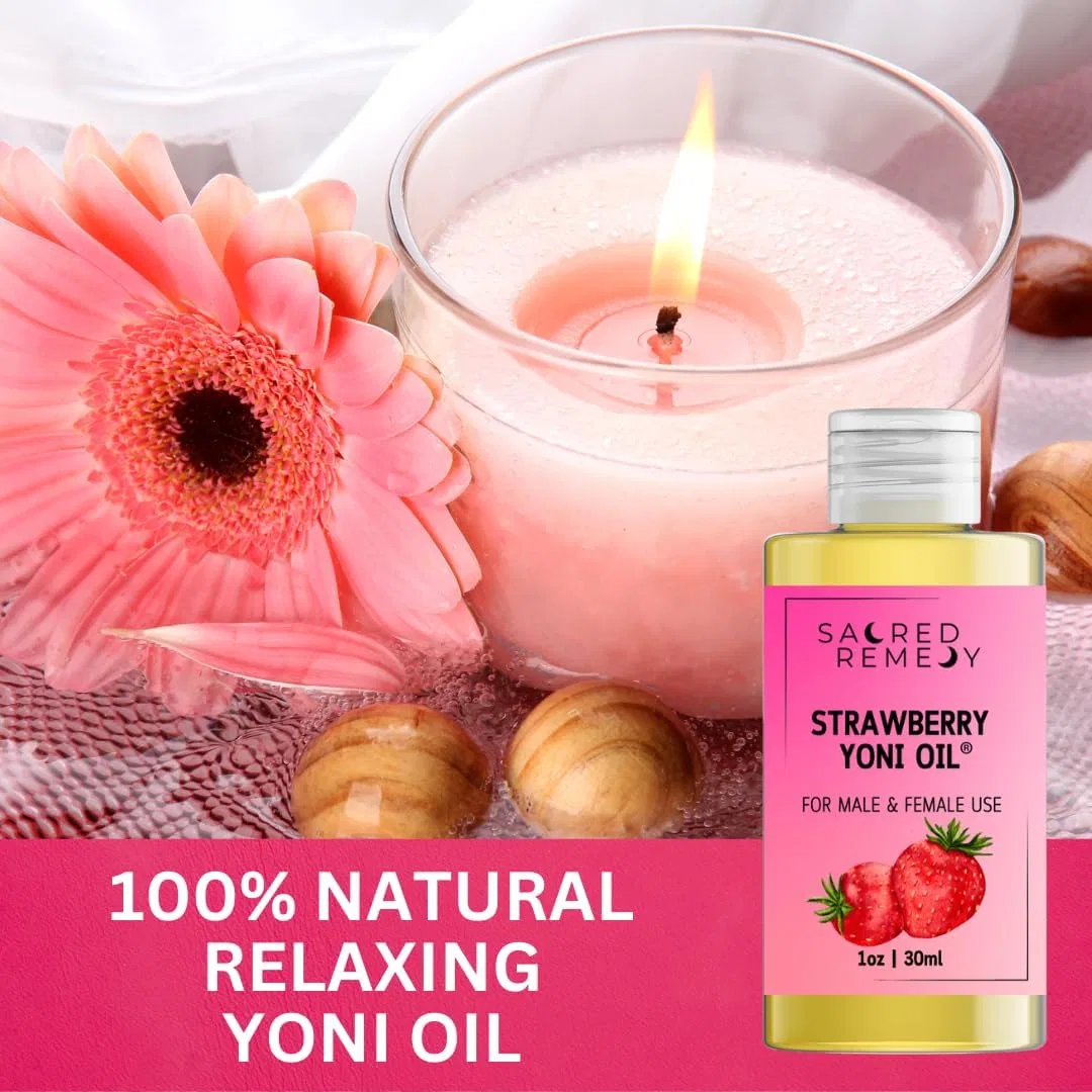 Масло для тела Strawberry Yoni Oil, Sacred Remedy, 50 мл — фото 2