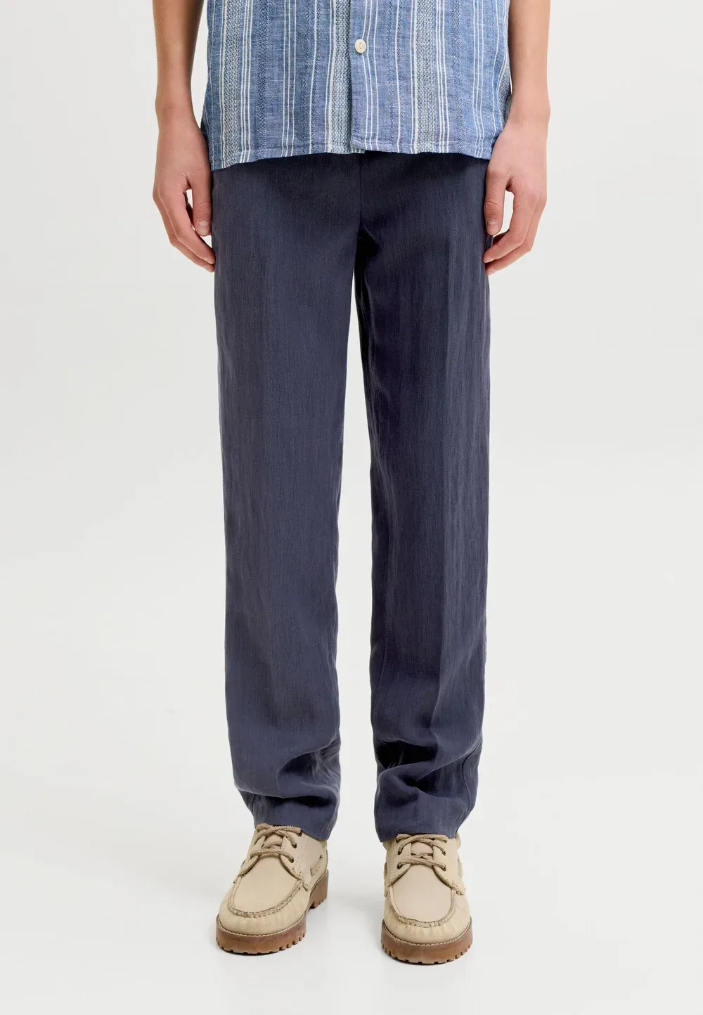 Брюки свободного кроя для подростков - брюки Jack & Jones Junior, Night Sky