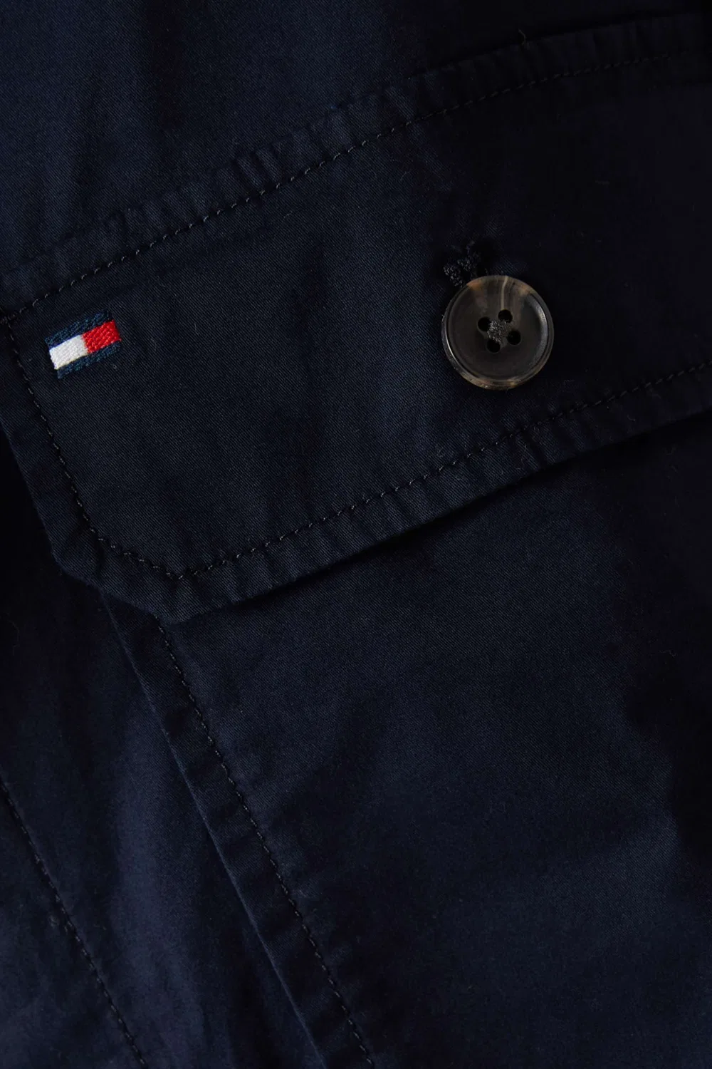 Куртка-рубашка хлопковая Tommy Hilfiger — фото 4