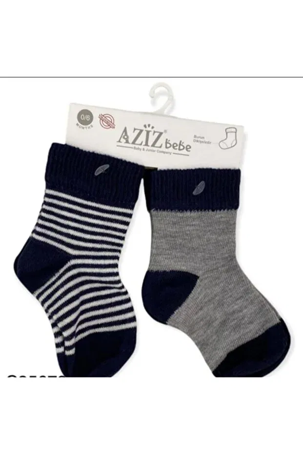 Детские носки для мальчиков хлопковые 2 шт Aziz Bebe, Saks