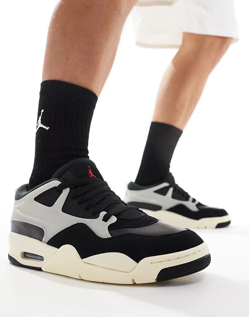 

Кроссовки Air 4 RM в черно-белом цвете Jordan