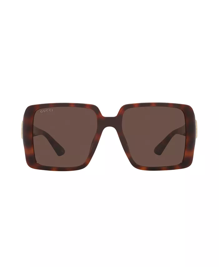 Женские солнцезащитные очки большого размера, GG1692SA GC002293 Gucci, коричневый — фото 2