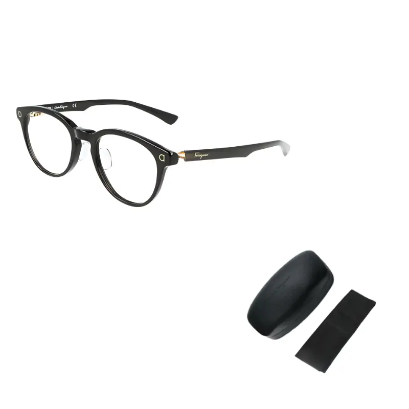 

Ferragamo Оправы для очков круглые унисекс черные, 001