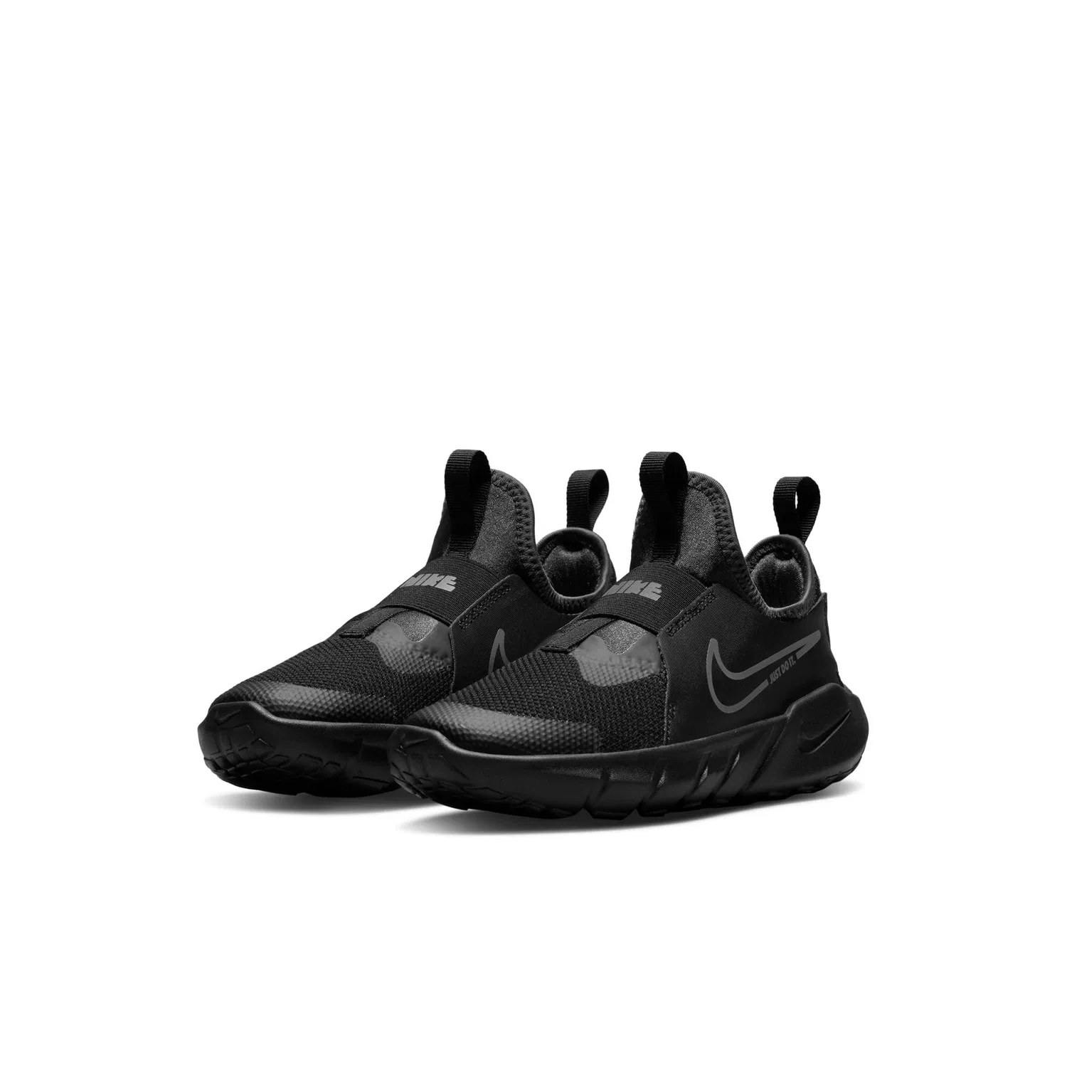 Детские беговые кроссовки для мальчиков с мягкой подошвой Flex Runner 2 NIKE, Black Flat Pewter Anthracite Photo Blue — фото 2
