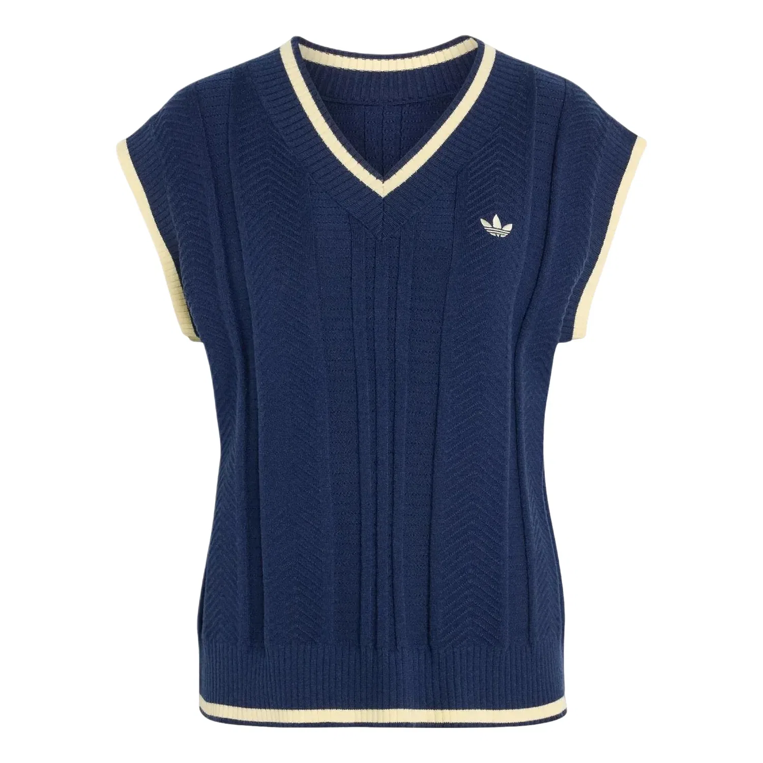 Женский жилет Cable Knit Vest Asia SIzing 'Night Indigo' adidas, Night Indigo