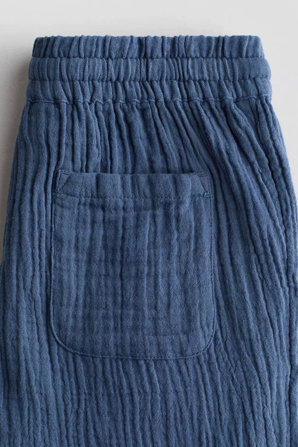 Спортивные штаны из хлопчатобумажной ткани H&M, Marineblau — фото 2
