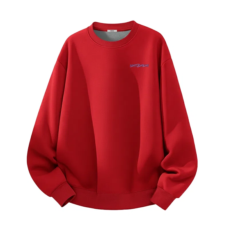 Детский свитшот с начесом MINISO, Red (Mb Purple Rhythm Chest Logo)