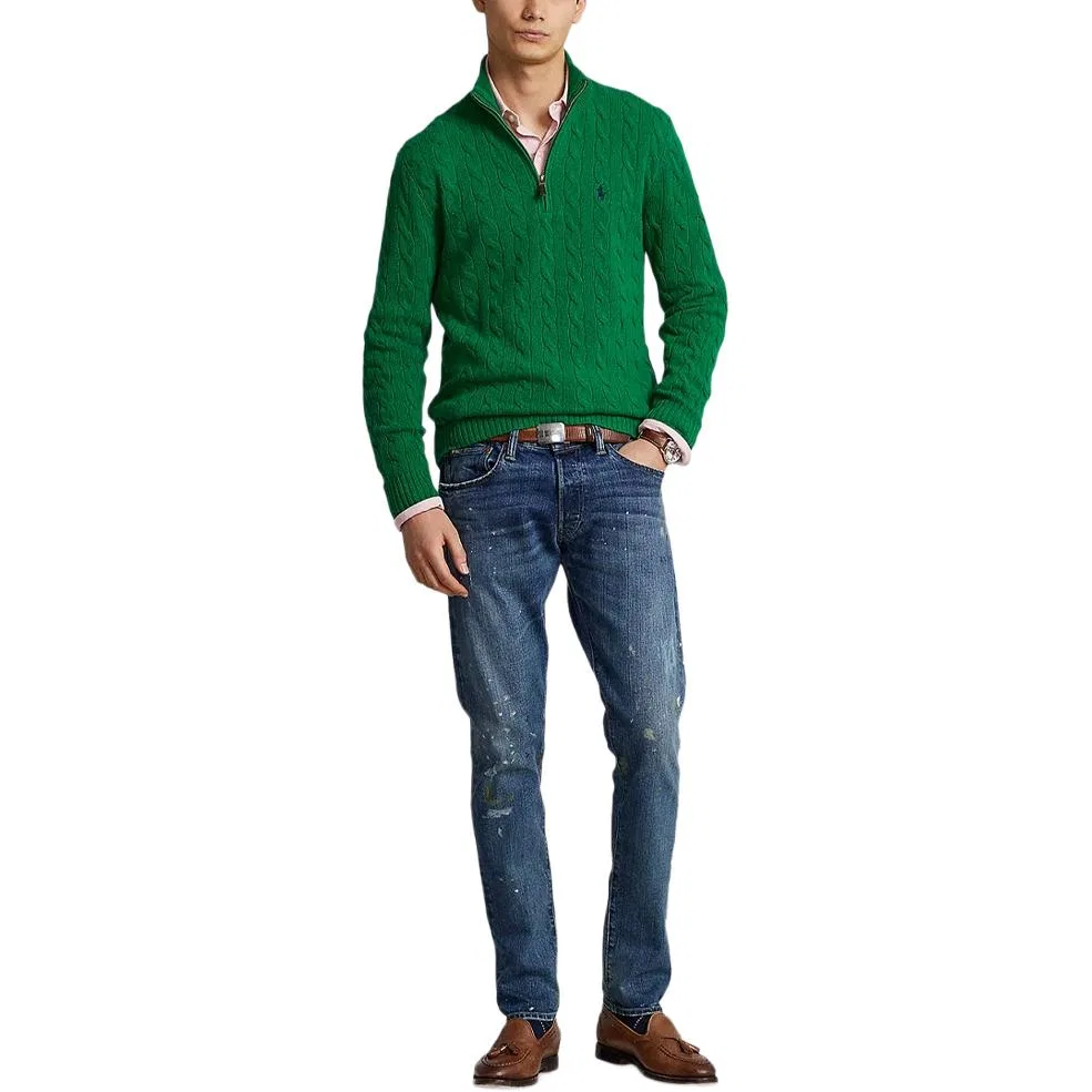 Мужской свитер стандартного кроя Grass Green Polo Ralph Lauren — фото 3