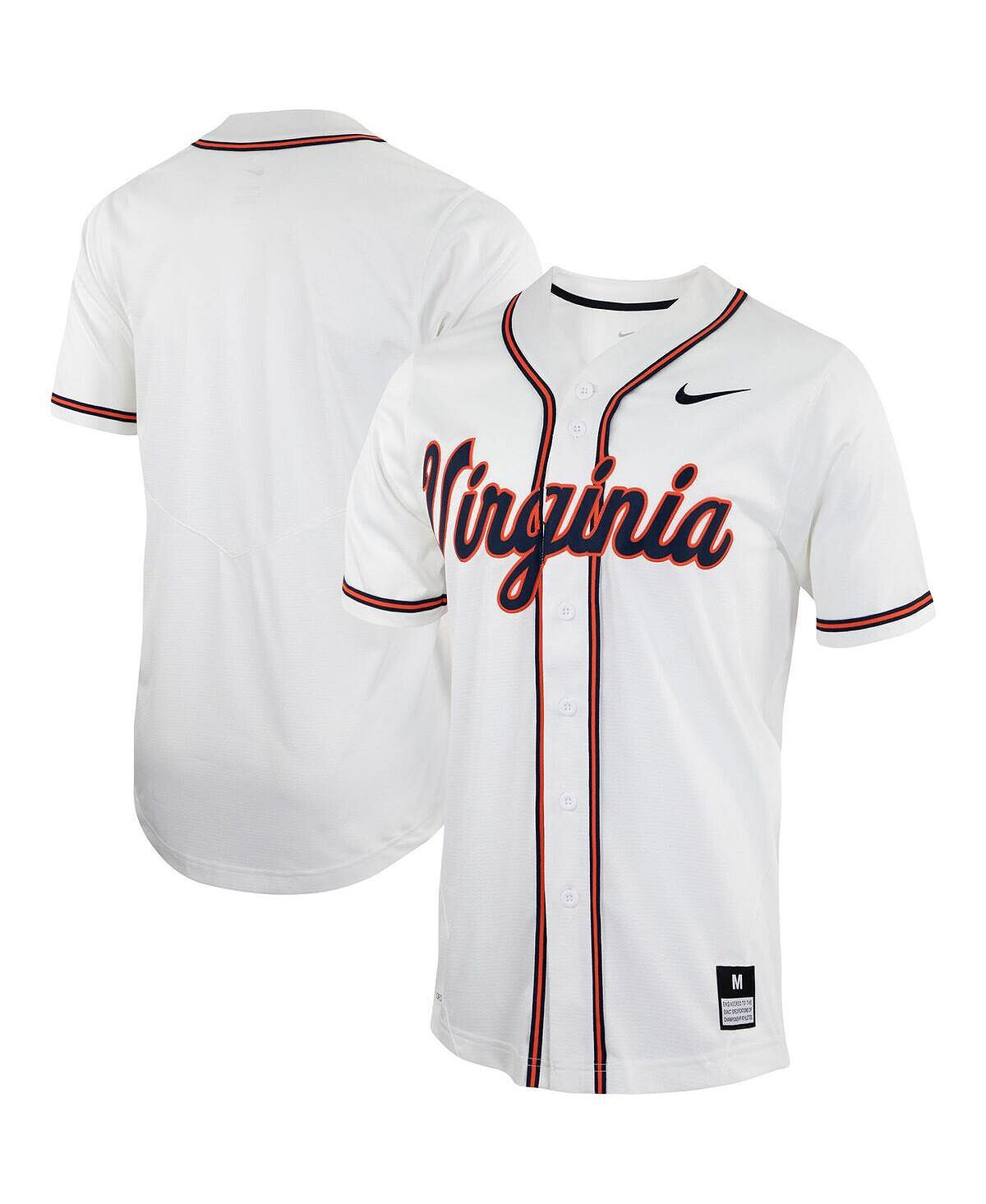 

Мужская белая бейсбольная майка virginia cavaliers replica Nike, белый