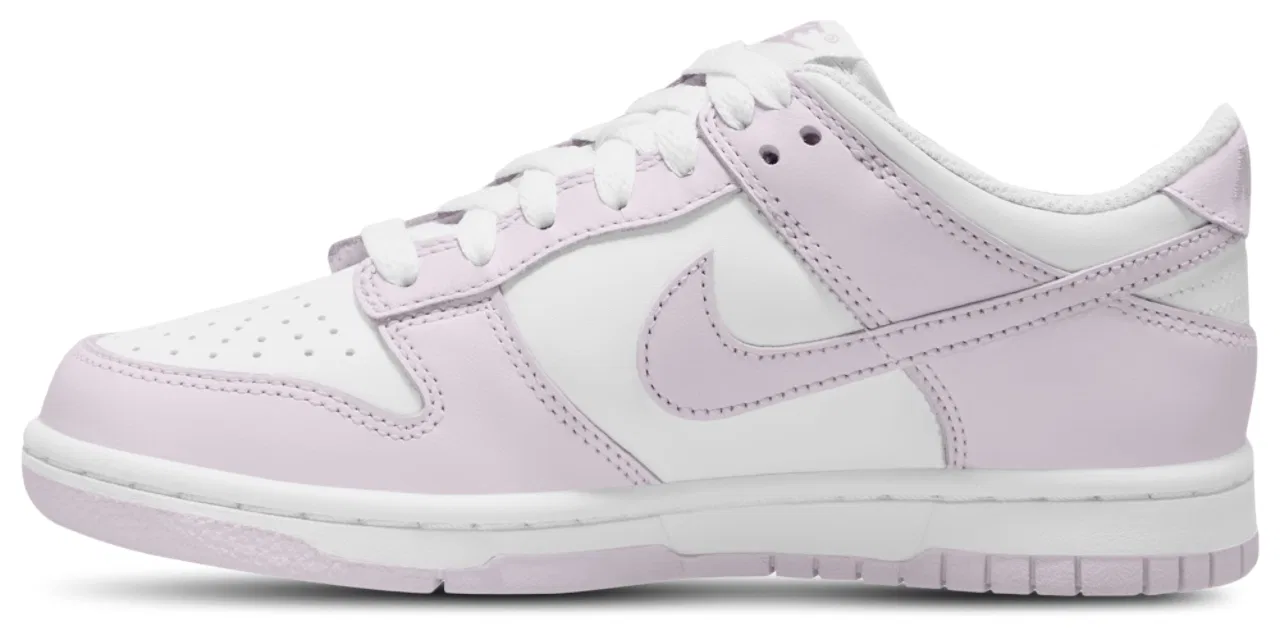Детские кроссовки Dunk Low Nike, цвет White/Violet — фото 2