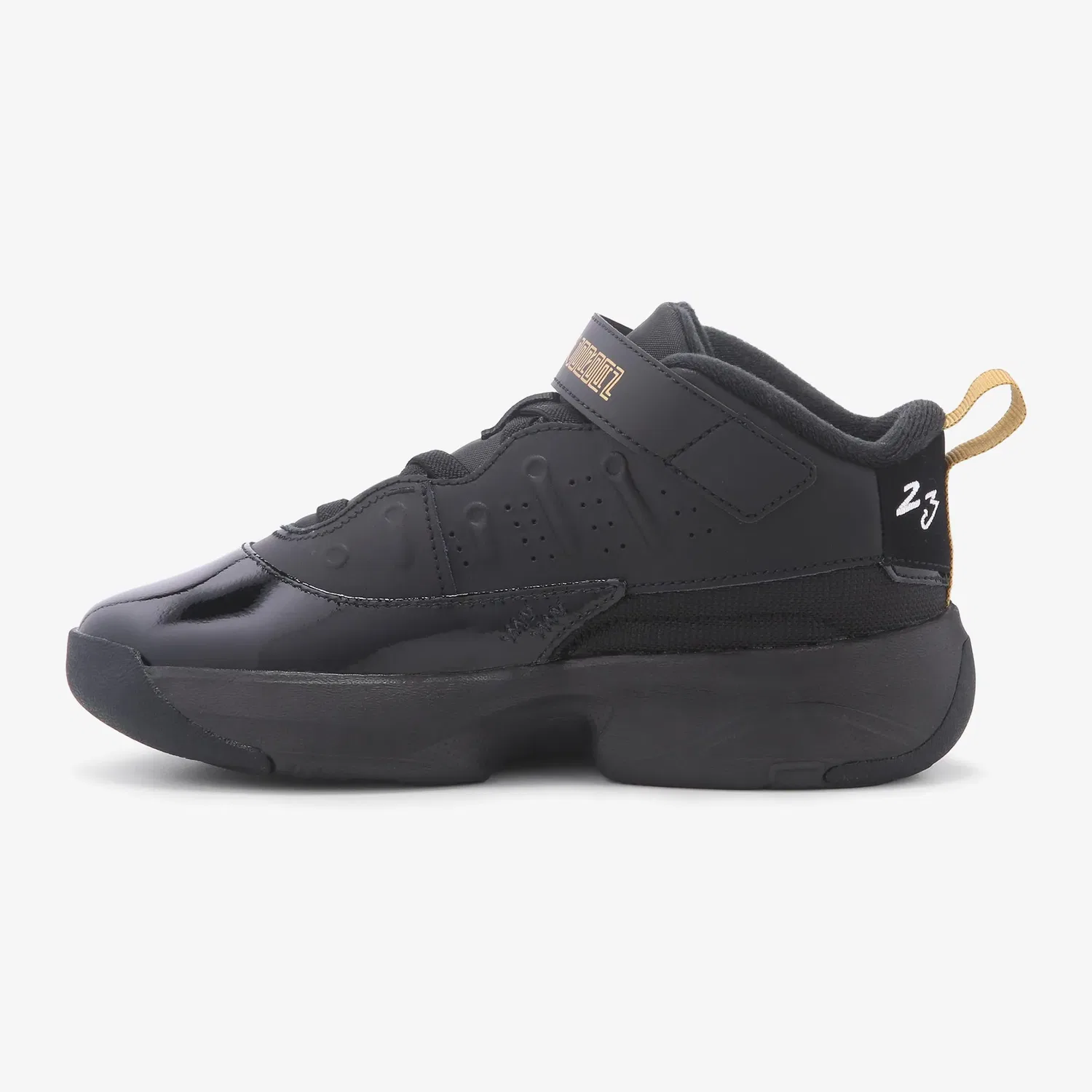Детские кроссовки Max Aura 7 Mid Jordan, Black/Gold — фото 2