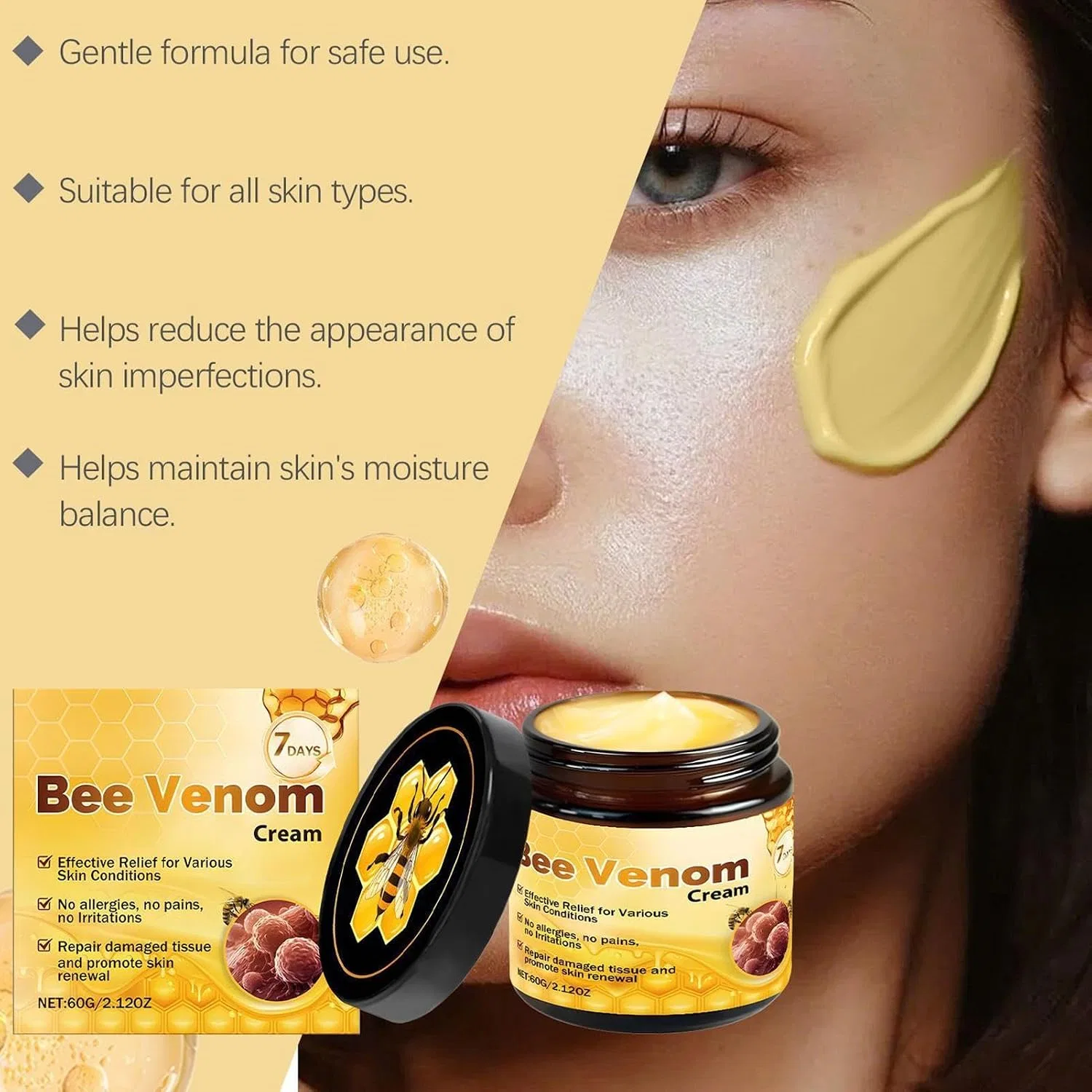 Массажер для кожи головы и лица, Manual Portable Scalp Scrubber Board Generisch — фото 2