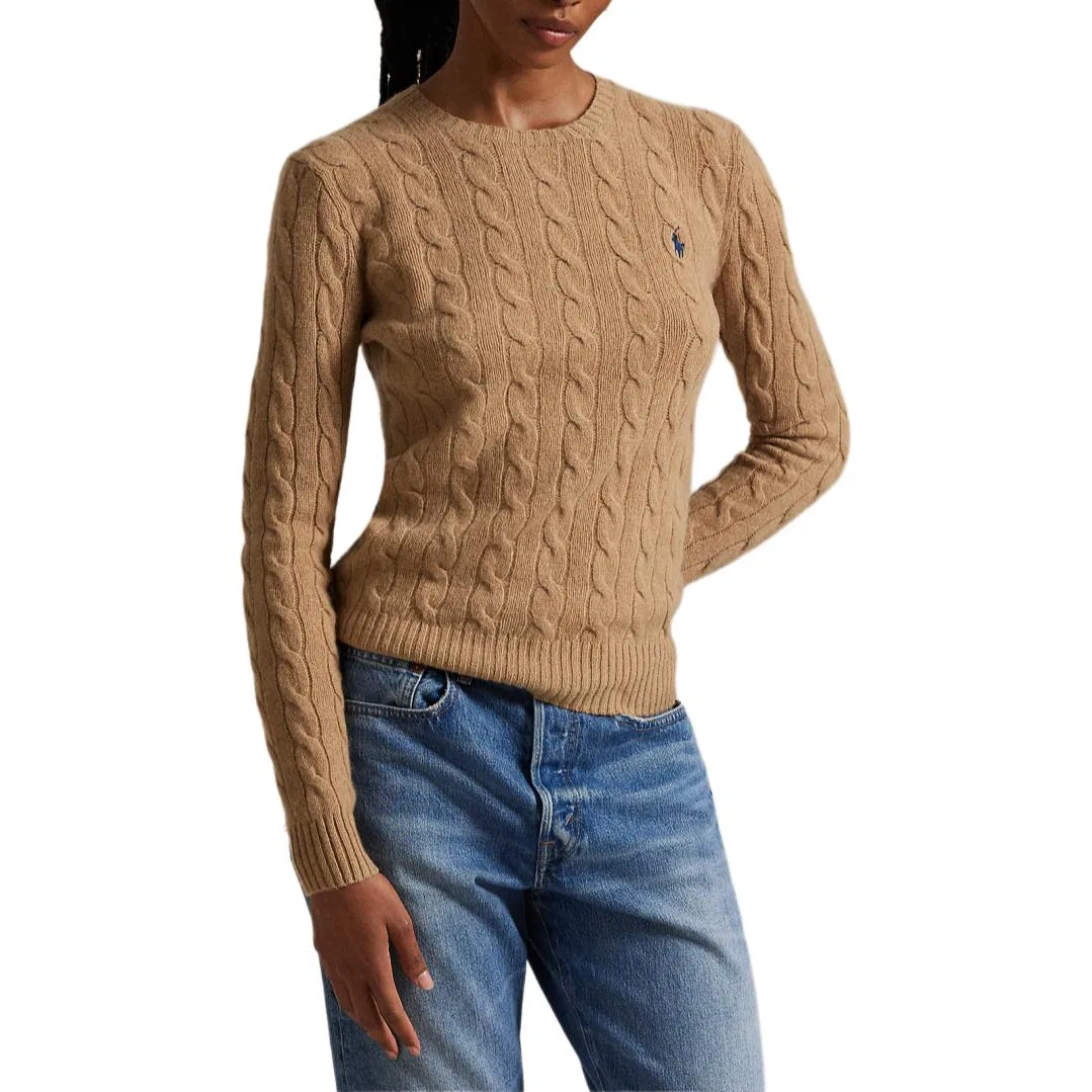 Женский свитер Camel Mixed Color Polo Ralph Lauren — фото 3