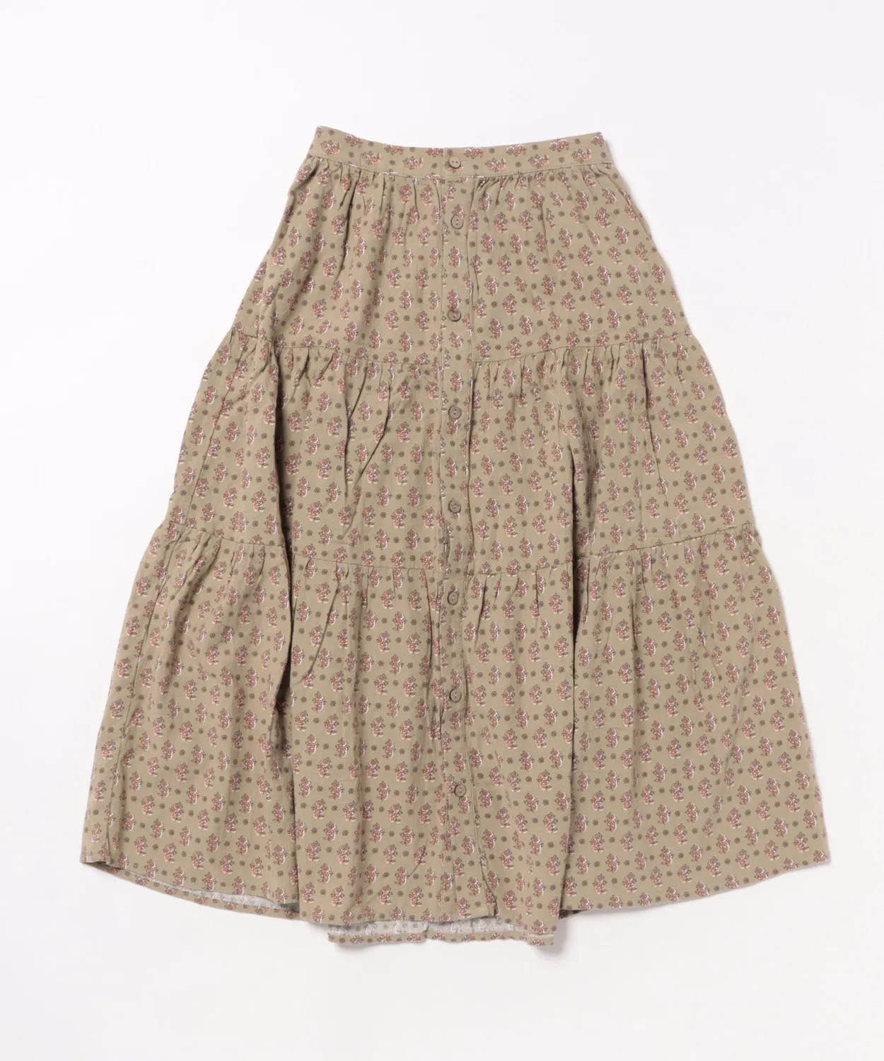 Детский боди-комбинезон с длинным рукавомRylee+Cru JOELLE SKIRT FLOWER BLOCK Mag., Green